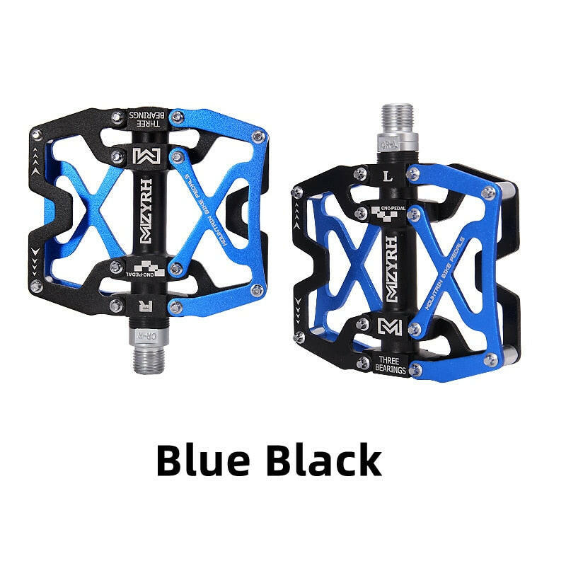 MZYRH 3 Bearings Bicycle Pedals Ultralight Aluminum  Road Bmx Mtb  Pedals Non-Slip Waterproof Bicycle Accessories-WAYBIKER