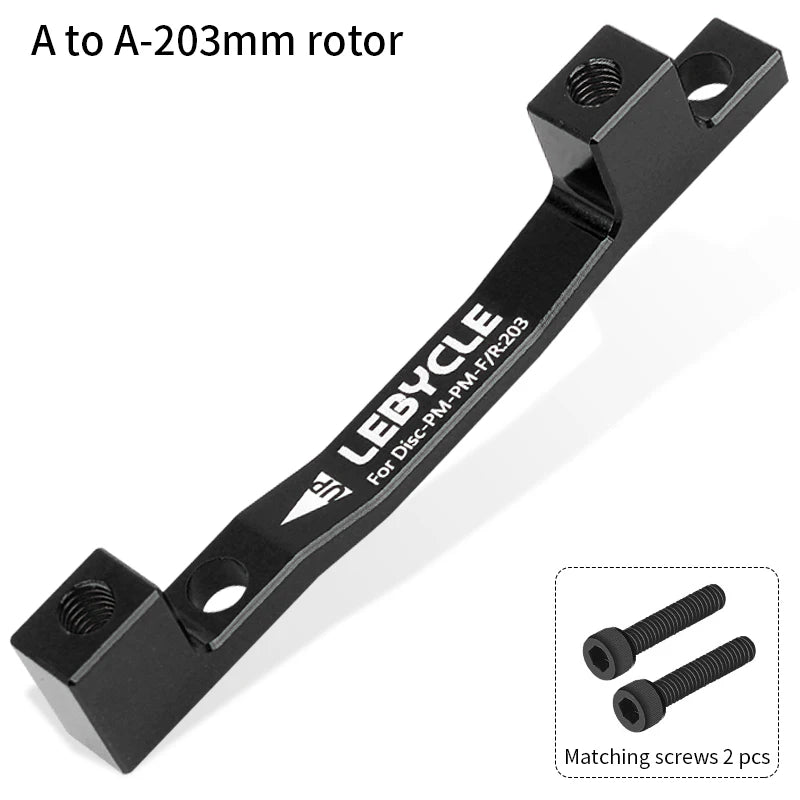 Lebycle MTB Bike Disc Brake conversion seat Front Rear 180 203mm Rotor Caliper Adapter CNC AL-T6 Post Mount Bicycle Accessories-WAYBIKER