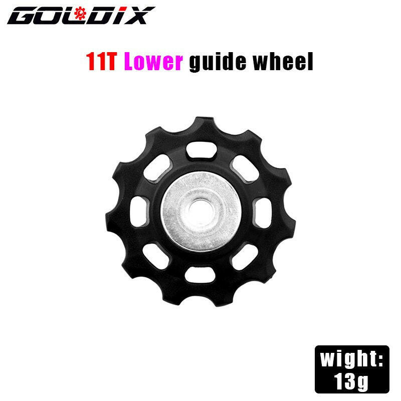 GOLDIX MTB Bicycle Pulley Wheel Nylon Fiber 11T 12T Road Bike Jockey Rear Derailleur Repair Kit for Shimano Sram X01 XX1 GX NX-WAYBIKER