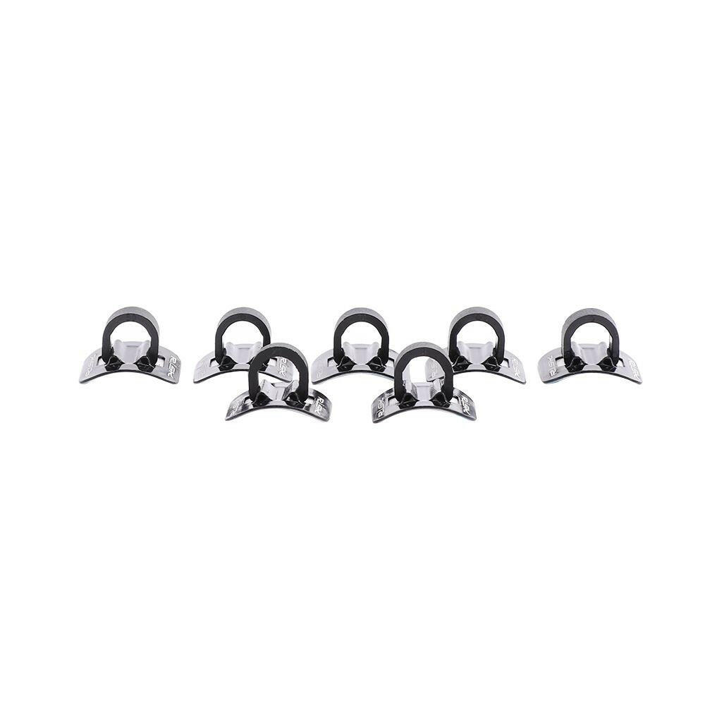 Bicycle Cables Housing Aluminum Bike Oil Tube Fixed Clips C Shape Shift Brake Guide Cable Tube Fixed Clamp Frame Buckle