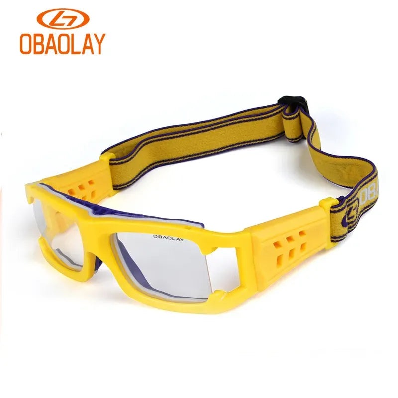 Durable Sports Prescription Football Goggle Full Frame Play Volley Basketball Glasses Professional Soccer Eyewear Eye Protection-WAYBIKER
