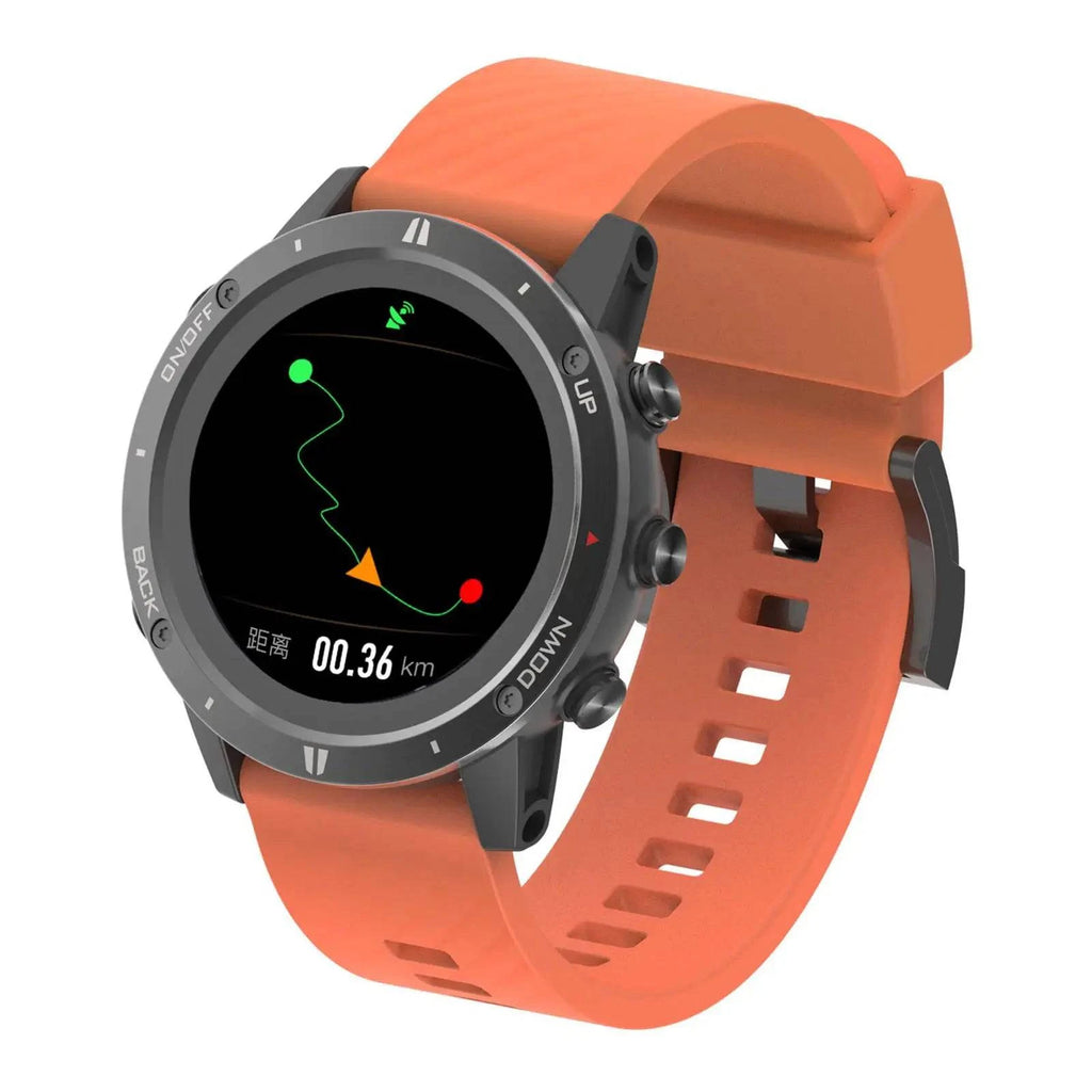 Outdoor GPS Sports Watch Fitness Tracker Wrist Smartwatch Provides Comprehensive Sports Data for Running Swimming Climbing-WAYBIKER