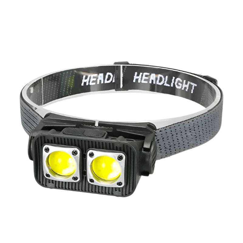Super Bright Led Headlamp Portable COB Sensor HeadLight With 18650 Battery USB Rechargeable Head Flashlight For Fishing Camping-WAYBIKER