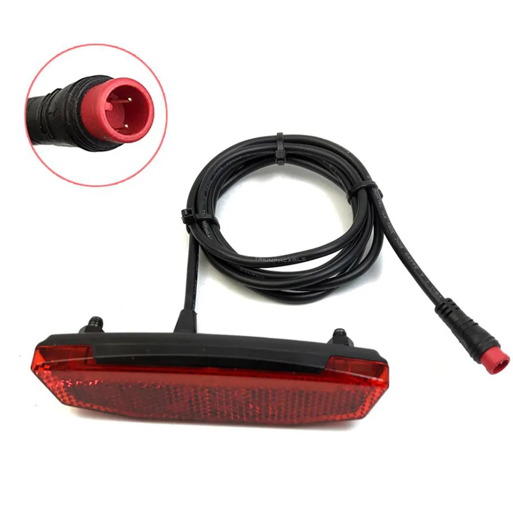 1 Pc Electric Bike Rear Tail Light 36V Or 48V LED Safety Warning Rear Lamp For Electric Bike And Scooter Lamp-WAYBIKER