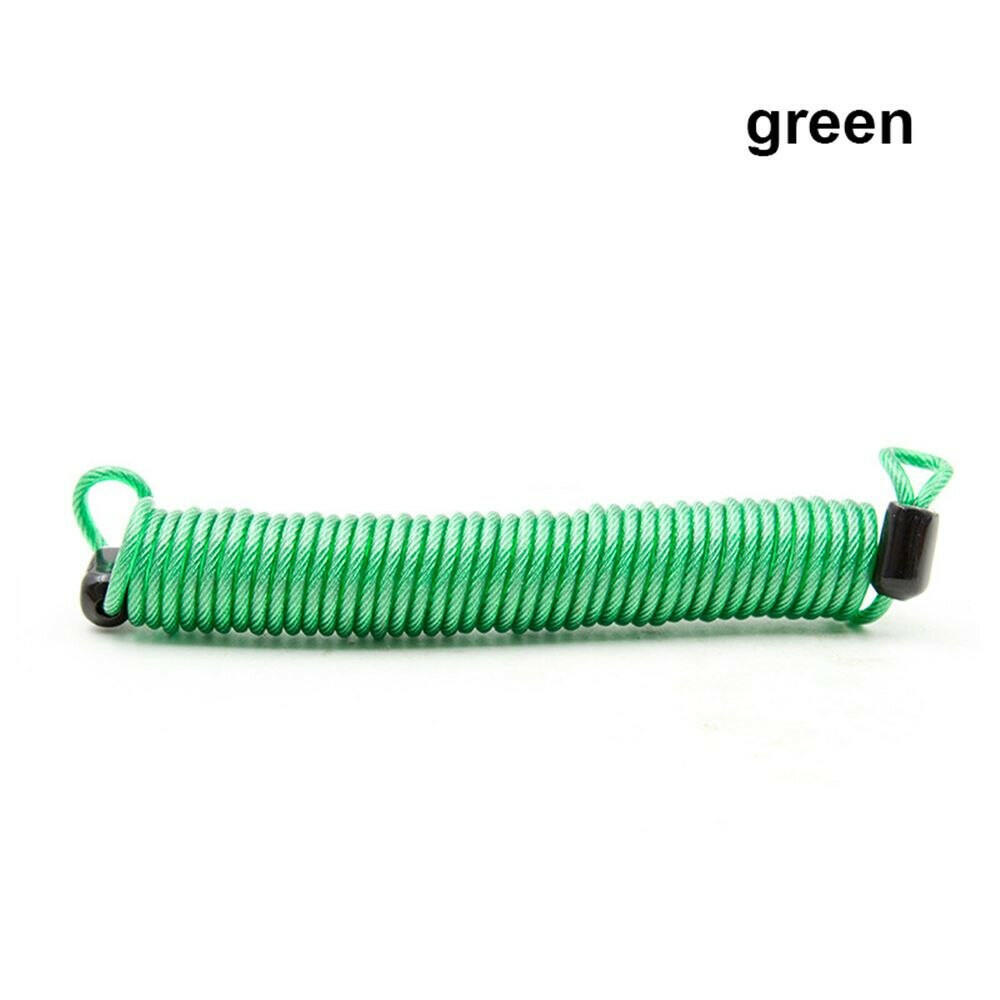 2.5m Safety Disc Brake Anti-theft Security Reminder Motorcycle Alarm Bold Spring Cable Helmet Wire Bicycle Lock Rope-WAYBIKER