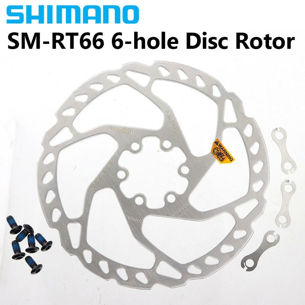 Shimano Deore SLX SM RT66 6 Bolt Disc Brake Rotor 160mm 180mm 203mm 6 Bolt MTB Bike Disc Brake Rotors