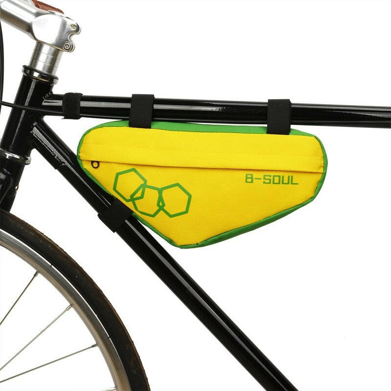 Polyester Bike Bag Waterproof Mountain Bicycle Triangle Bag Front Tube Frame Cycling Bag Pouch Holder Bycicle Accessories-WAYBIKER