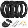 10 X 2.0 Inch Inflatable Inner Tube Outer Tire Wheel Set with Mudguard Spacer Kickstand Spacer Replacement for Xiaomi M365-WAYBIKER