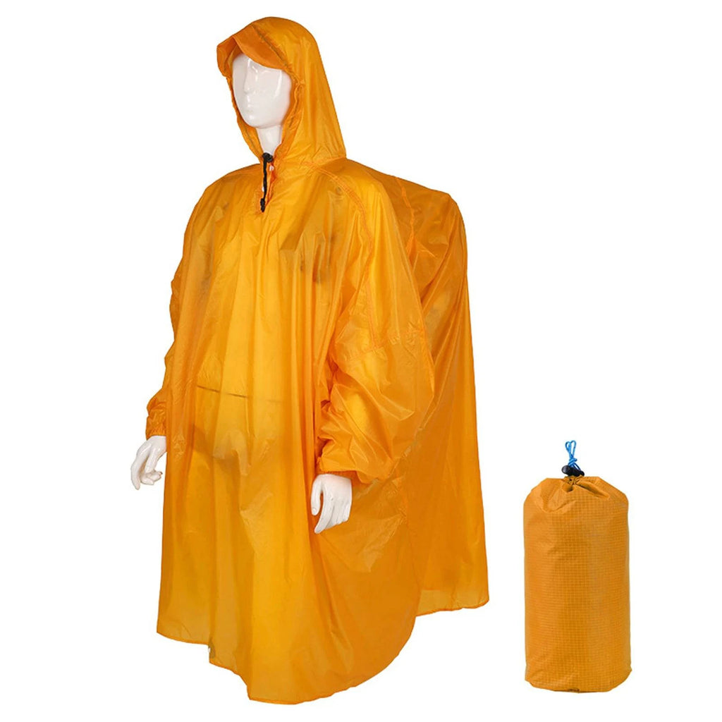 Outdoor Raincoat Lightweight Waterproof Poncho Water-resistant Climbing Backpack Rain Cover For Camping Hiking Travel-WAYBIKER