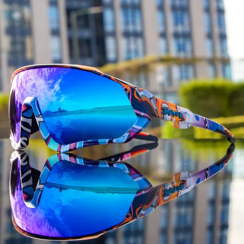 Kapvoe Cycling Sunglasses Polarized Men Women Cycling Glasses Road Mountain Bike Bicycle Goggles Sports Eyewear Fishing-WAYBIKER