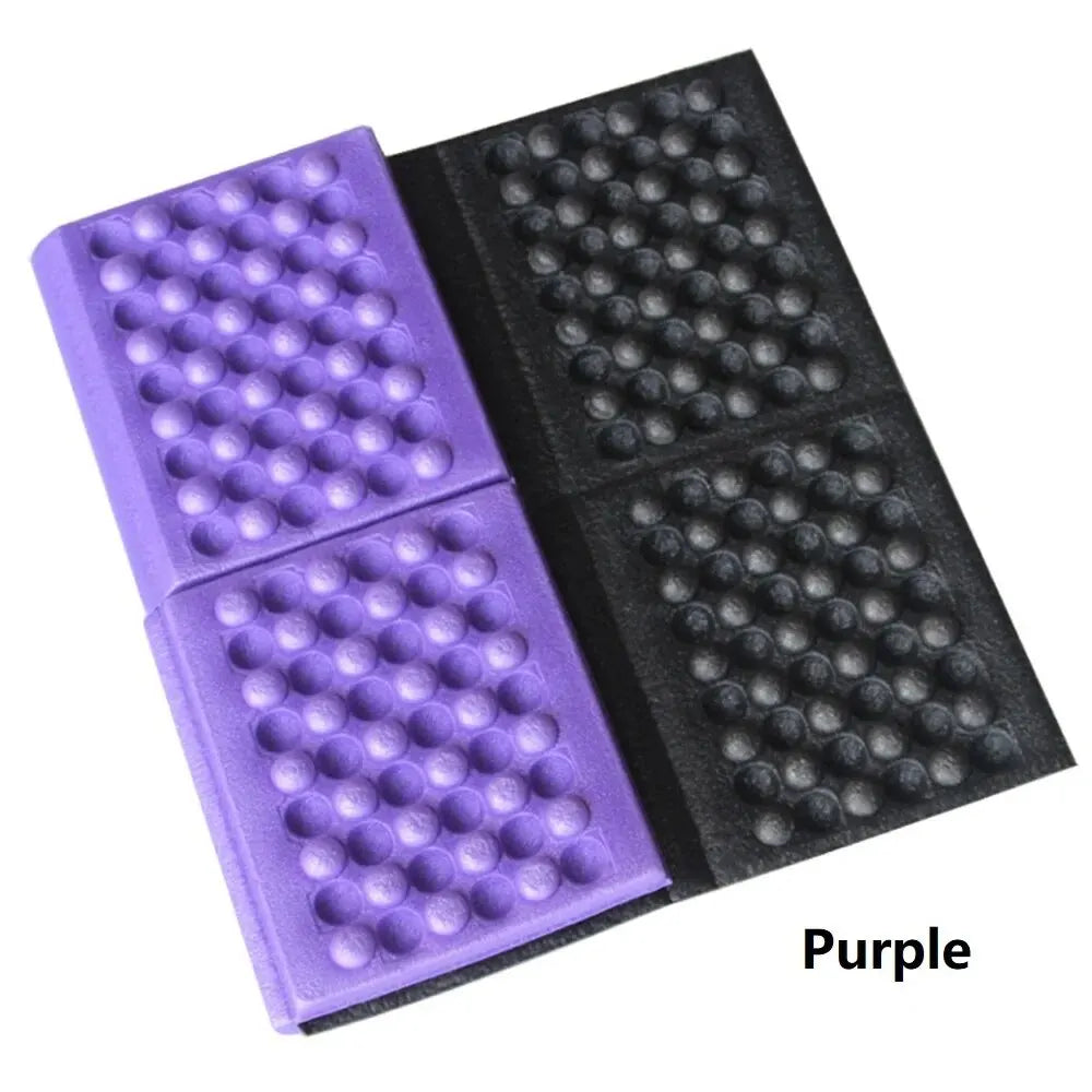 Honeycomb Massage Mat 6-Fold XPE Cushion Outdoor Hiking Camping Training Park Foldable Pillow Picnic Sitting Moisture-proof Pad-WAYBIKER