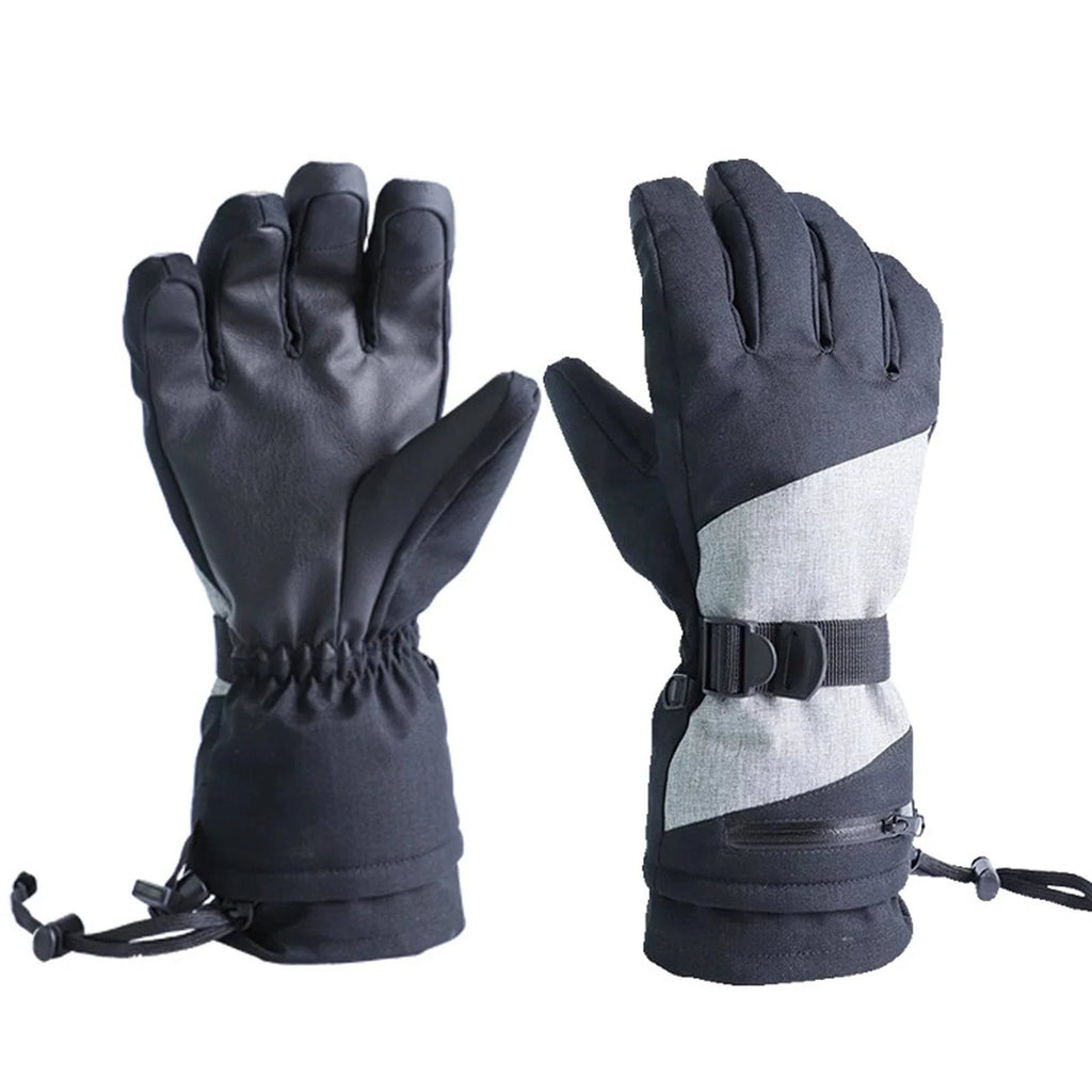 Ski Gloves Five-finger Snow Gloves Waterproof & Windproof Touchscreen Gloves for Cycling Snowboarding Driving Outdoor Work-WAYBIKER