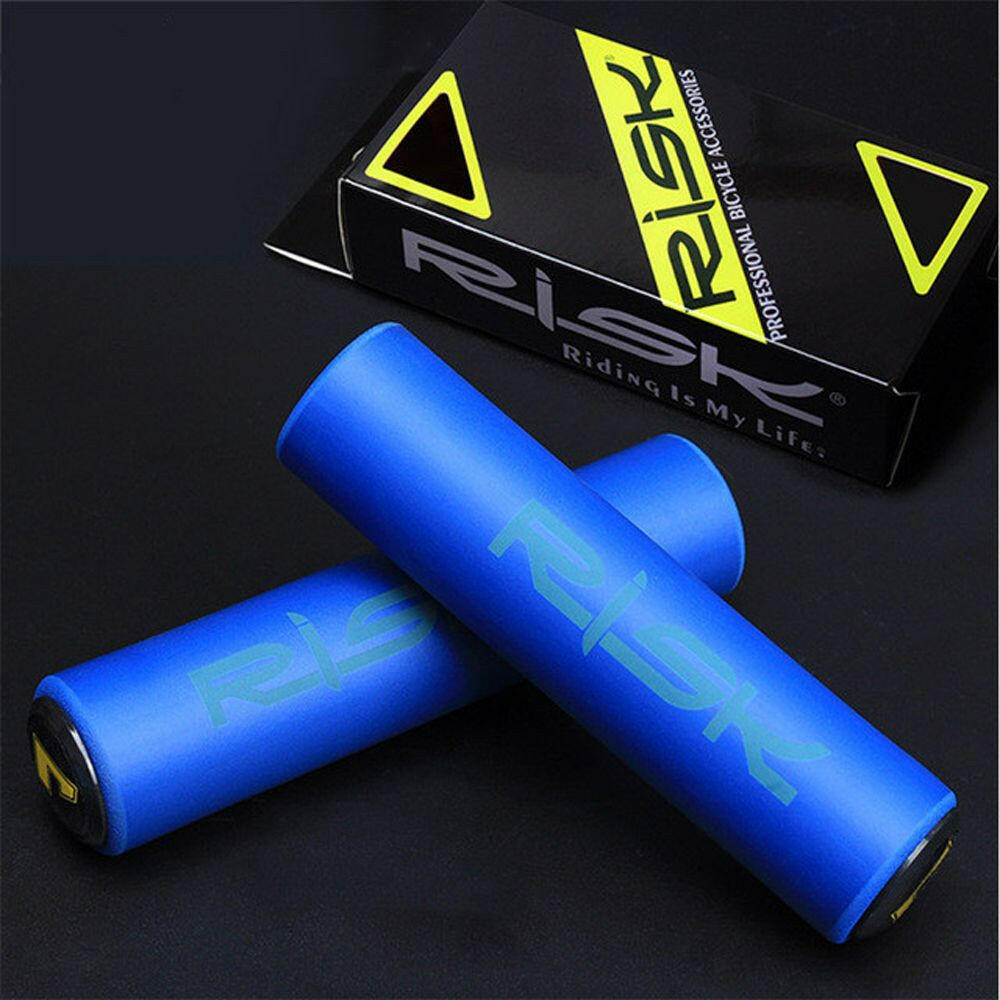 MTB Bike Bicycle Grips Cycling Handlebar Grips Ultra-light Antiskid Soft Silicone Bike Handle Grips Cover-WAYBIKER