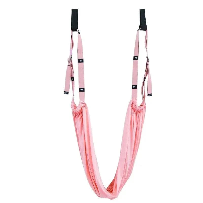 Adjustable Aerial Yoga Strap Elastic Stretch Door Hanging Yoga Belts Hammock Swing Fitness Handstand Rope Training Device Women-WAYBIKER