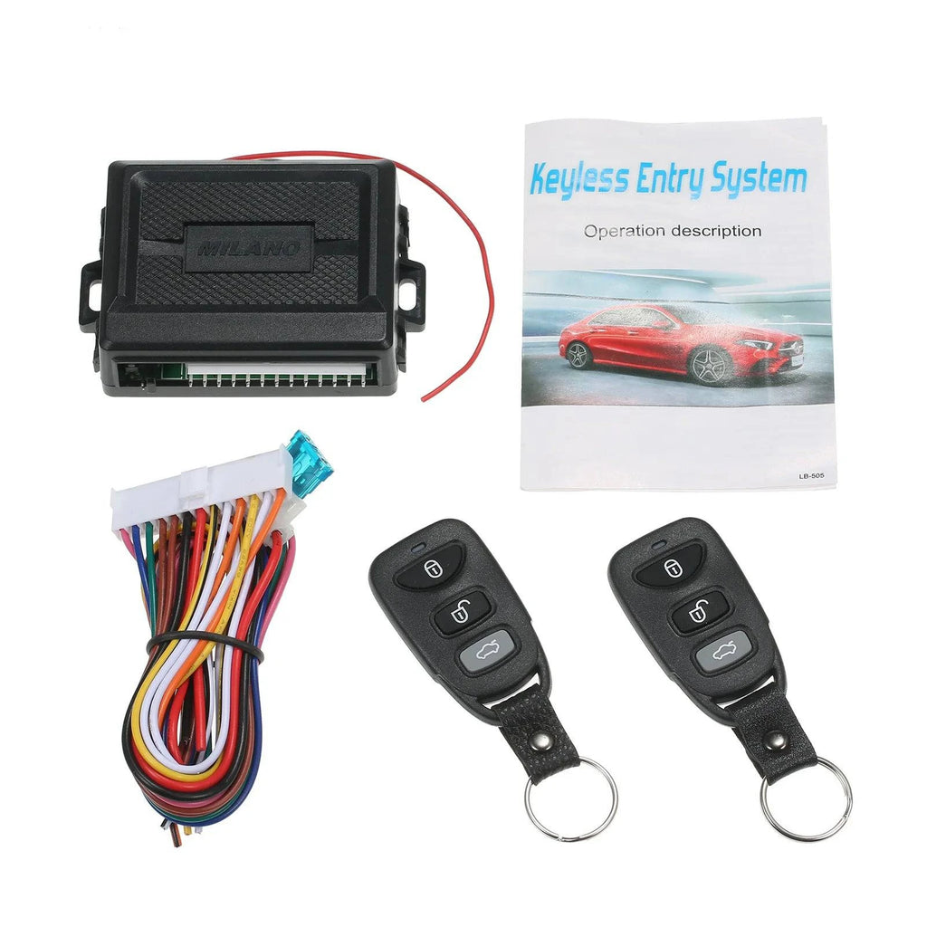 LB-505\L452 Universal Car Door Lock Keyless Entry System Car Immobilizer Auto Remote Central Kit with Control Box-WAYBIKER