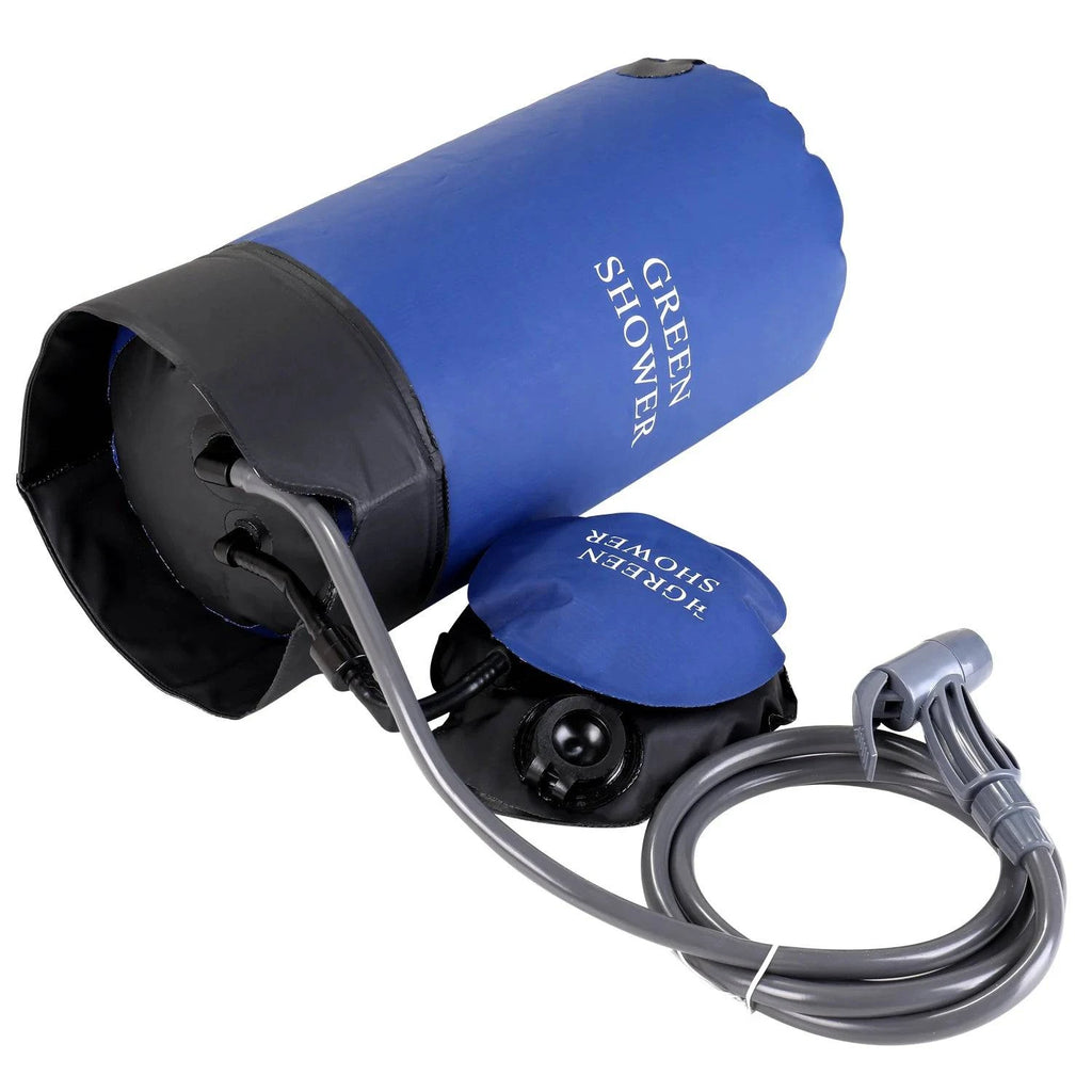 Lightweight Outdoor Inflatable Shower PVC Pressure Shower with Foot Pump Pressure Shower Water Bag For Beach Camping Hiking 2022-WAYBIKER