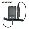Baofeng Batterij Eliminator Auto-oplader Voor Draagbare Radio UV-5R 5RE 5RA Twee Manier Radio 12-24V Walkie Talkie accessoires