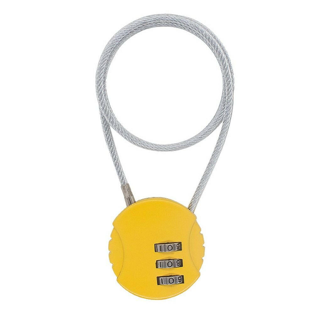 Extended Wire Rope Digit Padlock Smart Combination Lock Password Lock Motorcycle Helmet Lock Anti-theft Lock-WAYBIKER