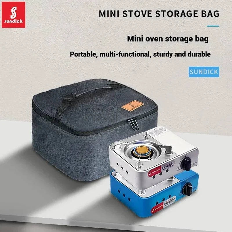 SUNDICK Cassette Stove Storage Bag Mini Stove Set Pot Air Tank Anti Collision Storage Bag Picnic Tableware Bag-WAYBIKER