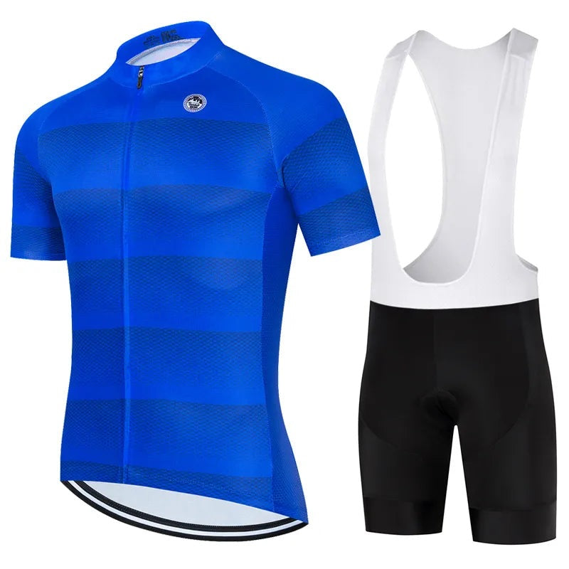 Vendull Pro Cycling Jersey Set Men Cycling Set Outdoor Sport Bike Clothes Breathable Anti-UV MTB Bicycle Clothing Wear Suit Kit-WAYBIKER