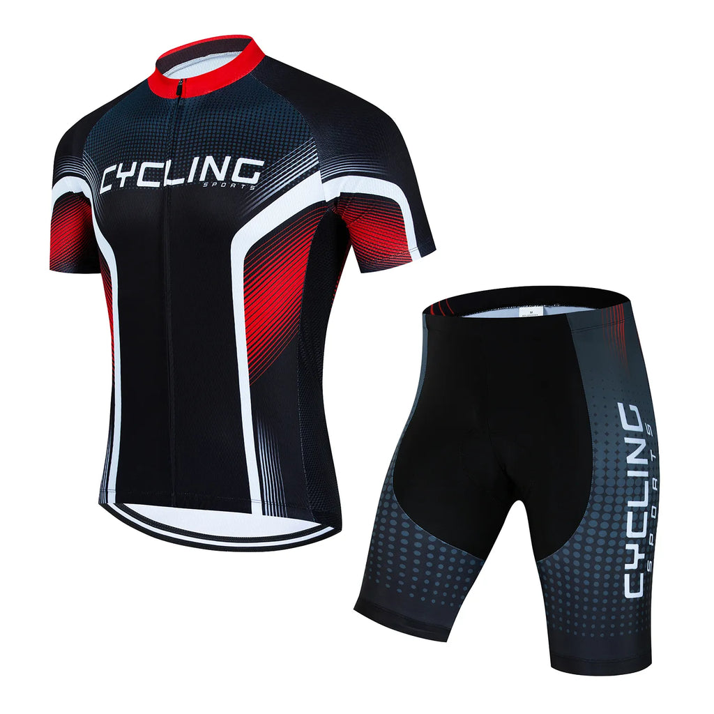 2024 NEW Cycling Jersey Set Classic MTB Cycling Bib Shorts Kit Reflective Custom Bike Clothes Bicycle Clothing Maillot Ciclis-WAYBIKER