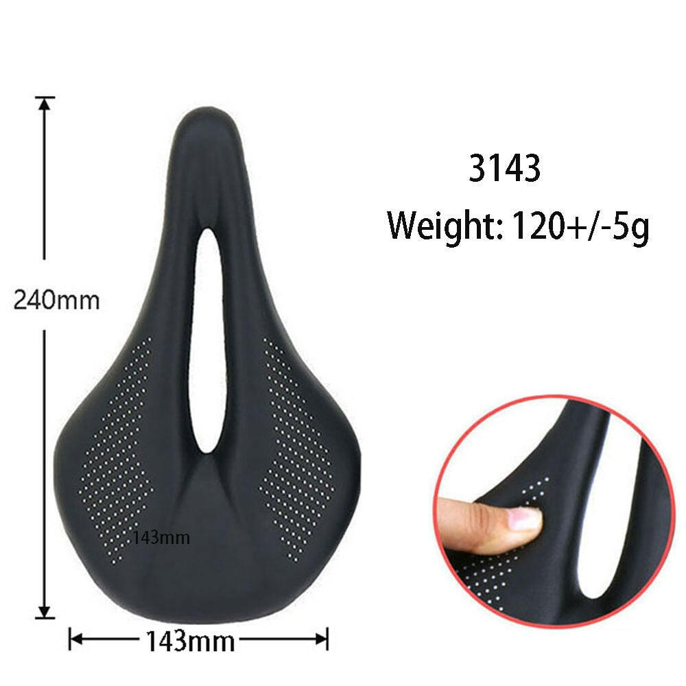 ELITA ONE Carbon Saddle MTB/Road Bike saddle Super Light Leather Carbon Cushions 96g-WAYBIKER