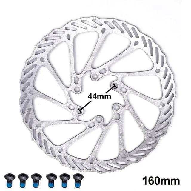 ZTTO Bicycle Brake Rotor 120 140 160 180 203mm 6 in Stainless Steel Hydraulic Brake Rotor MTB Road Bike Disc Brake With T25 Bolt-WAYBIKER