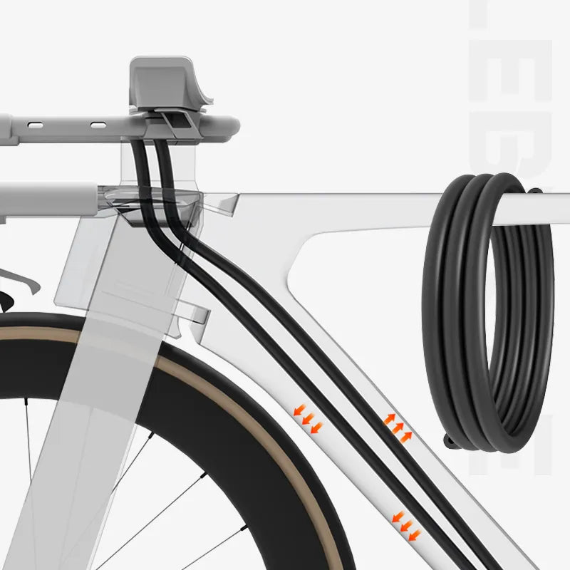 Lebycle Bicycle Internal Wiring Sponge Silencing Pipe Tube Variable Speed Line Pipe Shock-absorbing Foam Tube Bike Parts-WAYBIKER