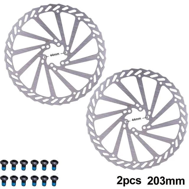 ZTTO Bicycle Brake Rotor 120 140 160 180 203mm 6 in Stainless Steel Hydraulic Brake Rotor MTB Road Bike Disc Brake With T25 Bolt-WAYBIKER