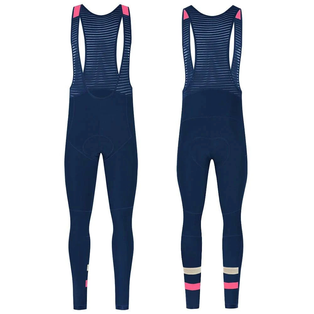 YKYWBIKE Men Cycling Tights & Pants Winter Thermal Fleece Warmth Bicycle Long Bib Pants Road Bike Tights Cycling Clothing-WAYBIKER