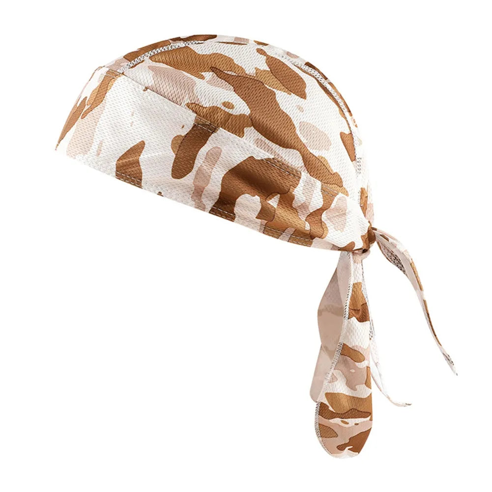 Quick Dry Cycling Cap Head Scarf Summer Men Running Riding Bandana Headscarf Pirate Cap Headband Men Head Scarf-WAYBIKER
