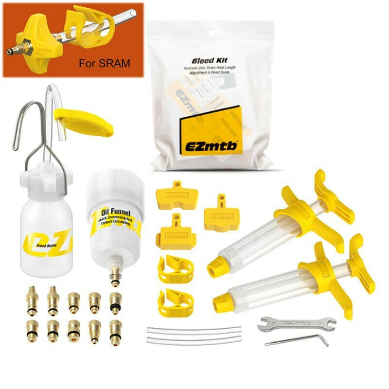 EZMTB Bicycle Brake Oil Bleed Kit Tools For SHIMANO SRAM Avid MAGURA Series Hydraulic Disc MTB Road Bike Brake Repair Tool-WAYBIKER