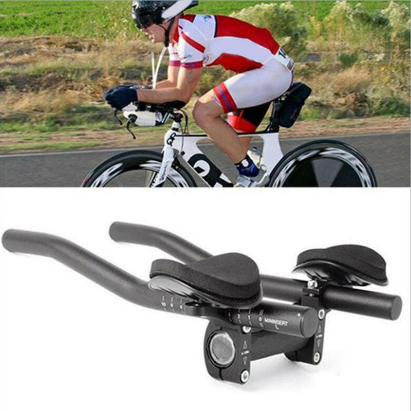 Handlebar Aluminum Alloy Rest TT Bars Arm Relaxation Rest Split Vice Cycling Bike Rest Handlebar for Bicycle Bike Long Distance-WAYBIKER