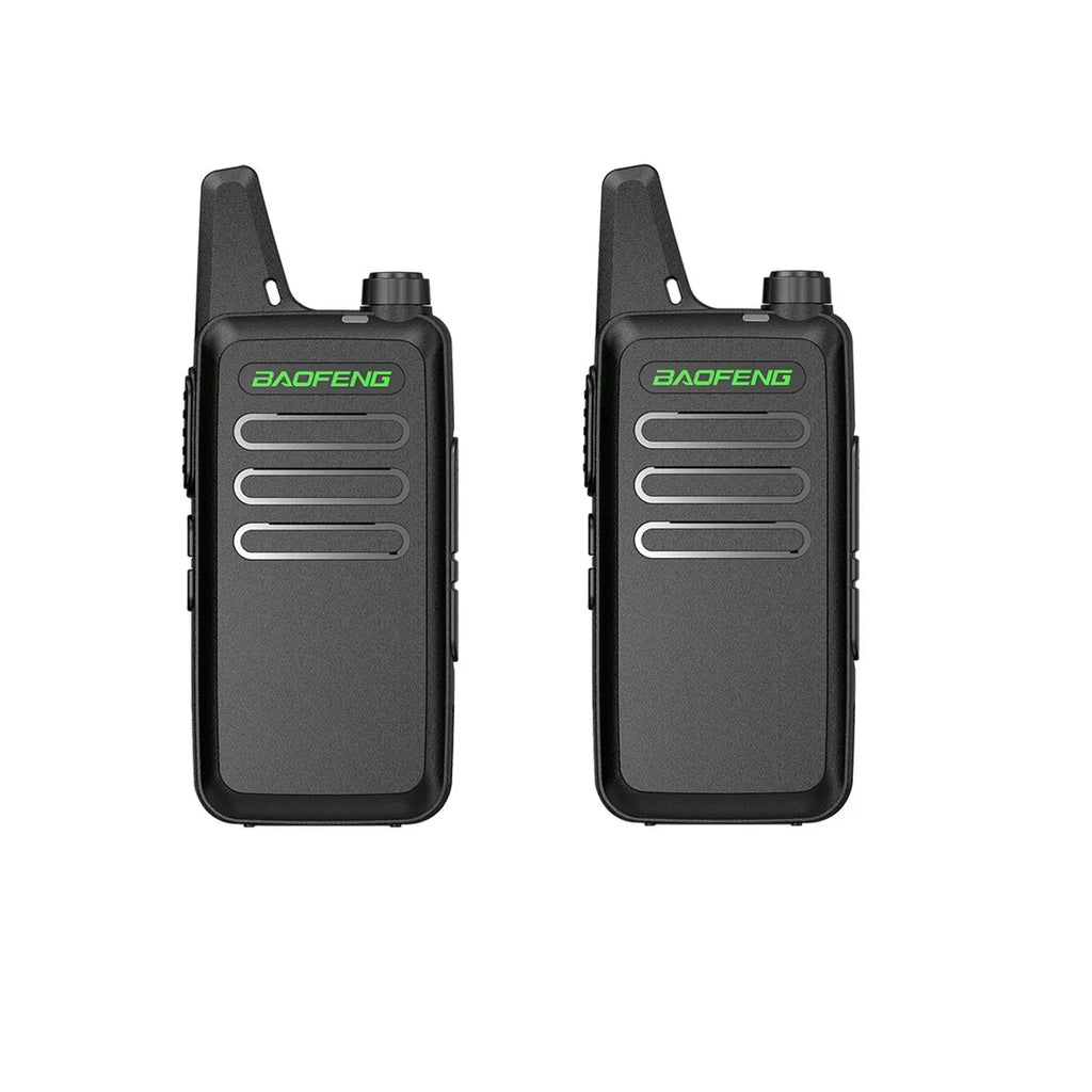 2PCS Mini Walkie Talkie Baofeng BF-T20 PortableTwo Way Radio Charging USB VOX For BF-C9 BF-888S KD-C1 for Station Hotel Hunting-WAYBIKER
