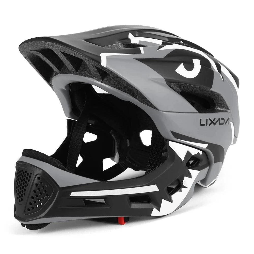 Kids Detachable Full Face Bike Helmet Ultralight Cycling Sports Safety Helmet for Skateboard Scooter Roller Skating-WAYBIKER