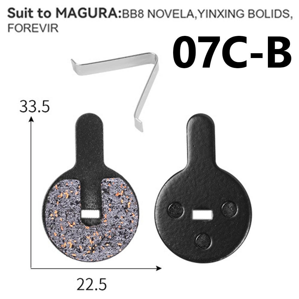 1 Pair/2pcs MTB DISC Brake Pads for Shimano XT DEORE MT200 315 For Magura/TEKTRO/AVID/MEGURA/HAYS Resin/Metal Disc Brake Pads-WAYBIKER