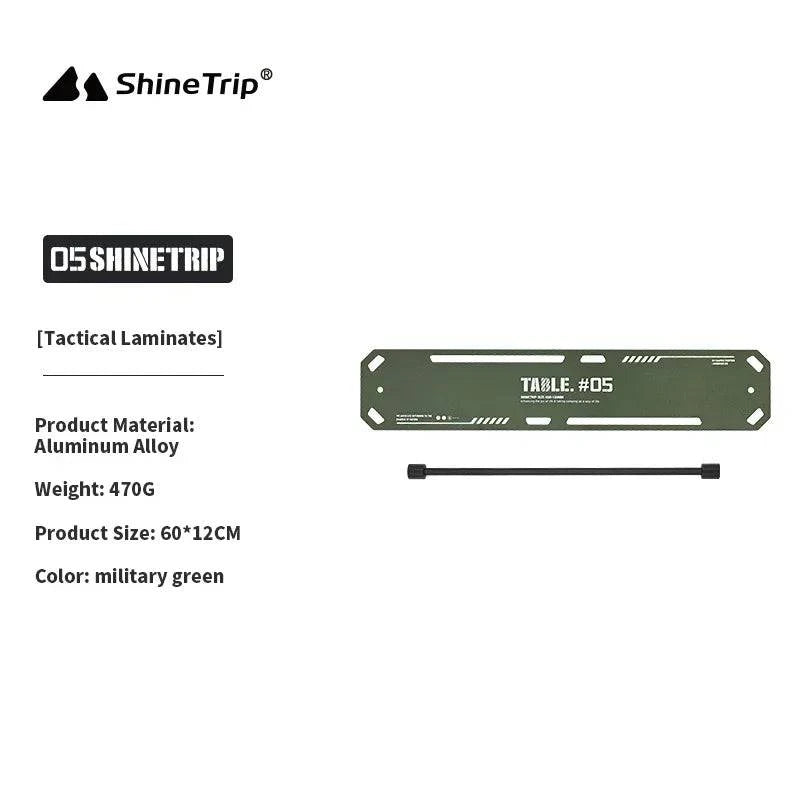 ShineTrip Camping Lightweight Table Portable Folding Table Lift Adjustable Aluminium Camping Table Set-WAYBIKER