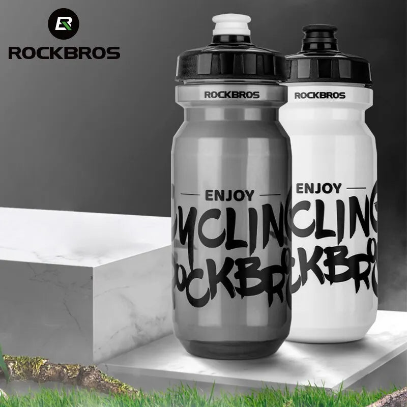 ROCKBROS Bicycle Bottle MTB Road Bike Water Bottle Outdoor Sports Plastic Portable Large Capacity Drink Cycling Water Bottle