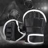 1Pair New Leather Half Finge Karate Boxing Gloves Mitts Sanda Karate Sandbag Taekwondo Protector Gloves MMA Muay Thai-WAYBIKER