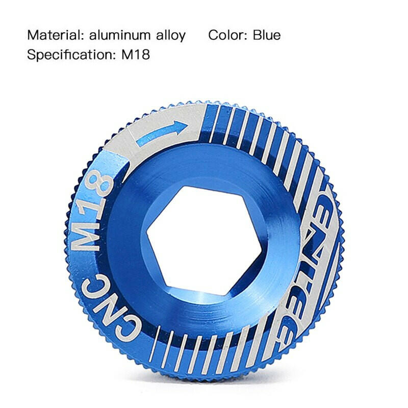 ENLEE Bike Crank Cover Crank Screw Aluminum Alloy Mountain Bike Color M18 M20 Compatible With Himano IXF M19 Bicycle Crank-WAYBIKER