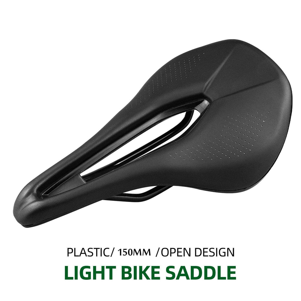 Ultralight Bicycle Seat MTB Road Mountain Bike S Power Works Racing Saddle TT Triathlon Cycling PU Breathable Soft Seat Cushion-WAYBIKER