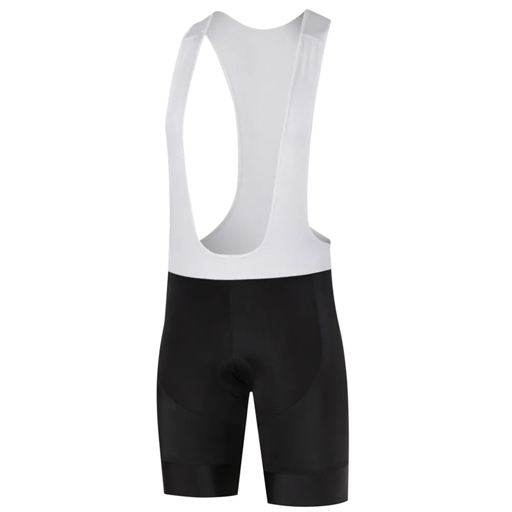 Black Cycling Bib Shorts Mens 19D Gel Man Pants Clothes MTB Professional Bike Sports Lycra Mountain Summer Tight Pants Shorts-WAYBIKER