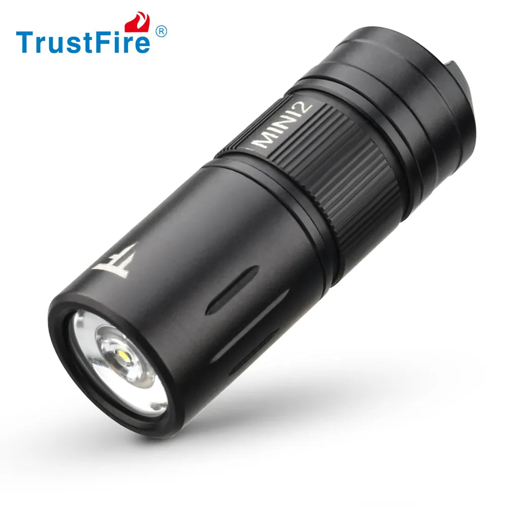 Trustfire Mini2 Mini Led Flashlight Keychain 220 Lumen EDC USB Rechargeable Light 2 Switchs Mode IPX8 Powerful Pocket Lamp Torch-WAYBIKER