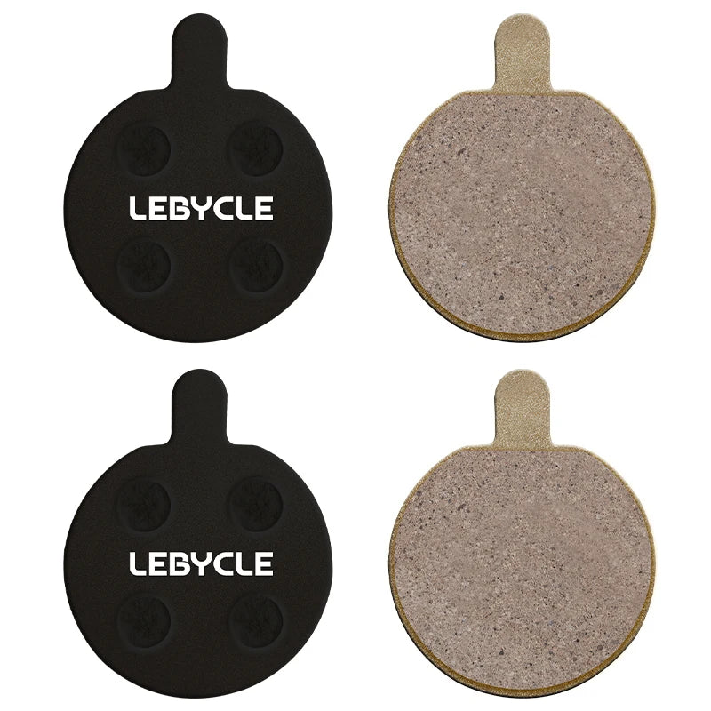 Lebycle 2Pairs High-Quality MTB Bike Resin Semi Metal Brake Pads Universal Hydraulic brake-WAYBIKER
