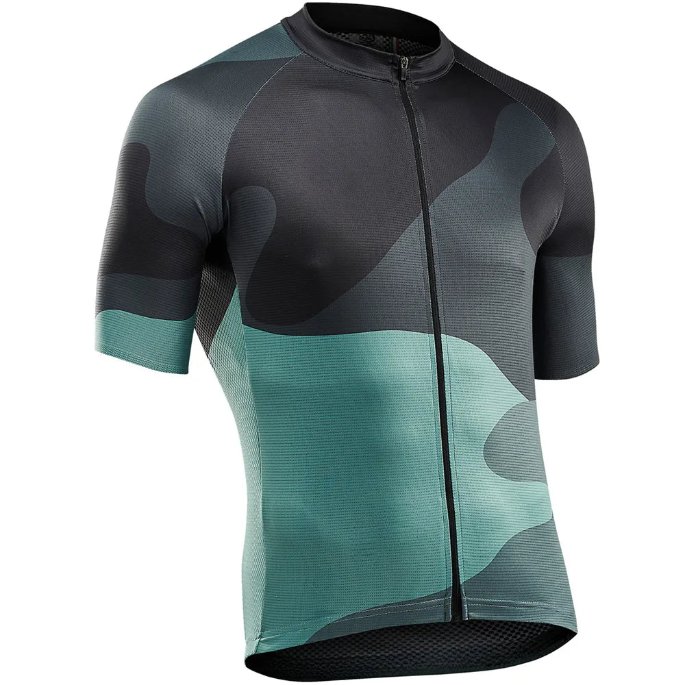 Pro Cycling Jersey Summer Breathable MTB Bike Clothes Short Sleeve Bicycle Clothing-WAYBIKER
