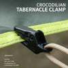10Pcs Outdoor Tarpaulin Clips Camping Tents Awning Wind Rope Clamp Equipment Plastic Clip Buckle Fixed Jaw Grip Hook Accesorios-WAYBIKER