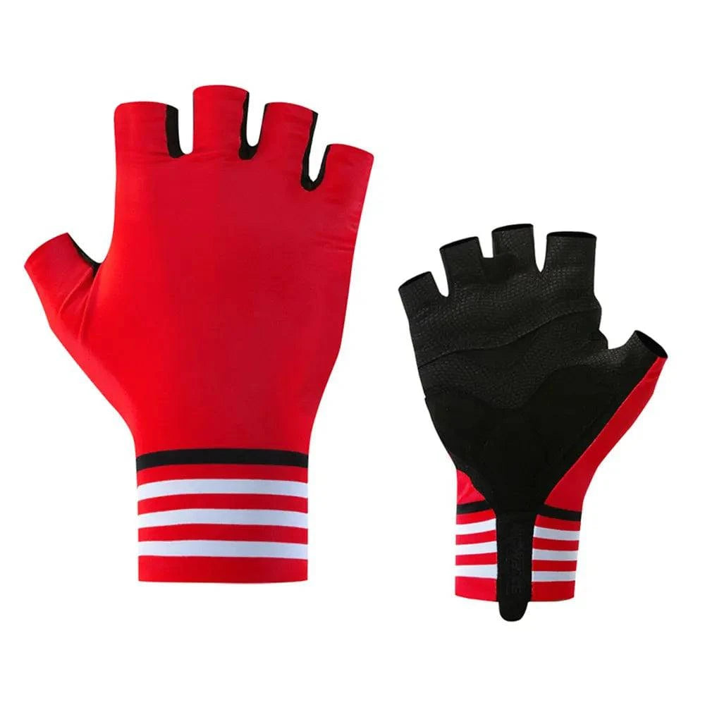 Ykywbike Cycling Men's Half Gloves Breathable Shockproof Cycling Gloves Fingerless Gloves Mtb Mountain Bicycle Gloves Sports-WAYBIKER