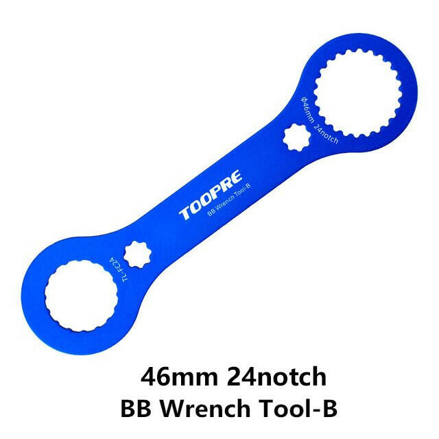 MTB/Road Bike Bottom Bracket Wrench Aluminum 39/40.5/44/46/50mm BB Installation Removal Tool DUB MT800 BB91 BB71 GXP BSA30 BB386-WAYBIKER