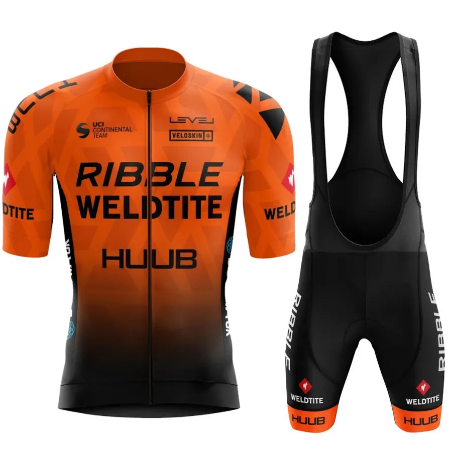 C2023 ycling Set Summer HUUB Cycling Jersey Set Bike Cycling Clothing Breathable MTB Bicycle Sportswear Suit Men Cycling Clothes-WAYBIKER