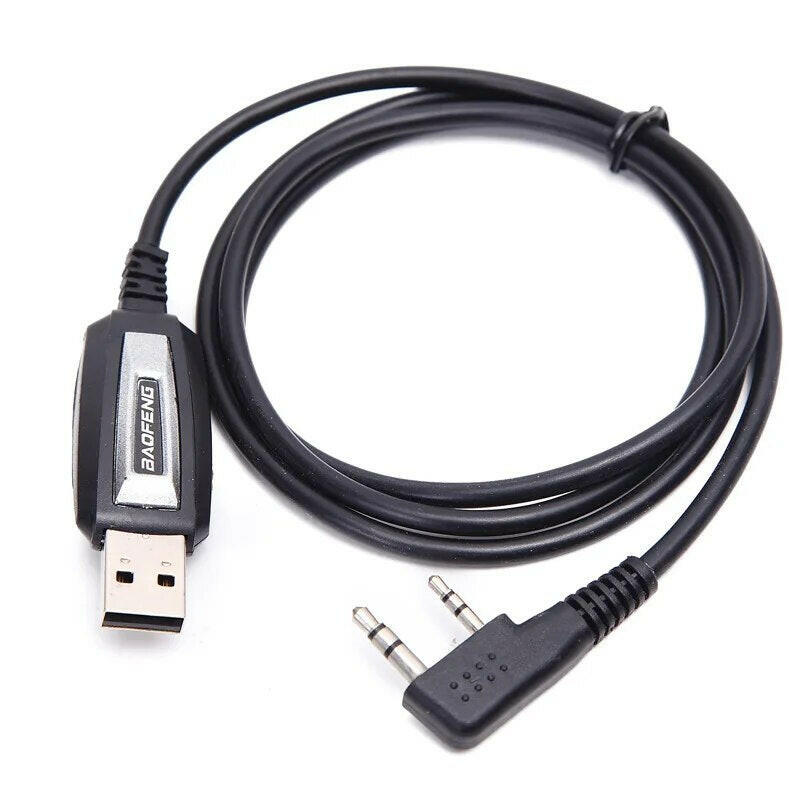 USB Programming Cable for Baofeng UV-5R UV-82 BF-888S UV-S9 Plus UV-10R UV-16 UV17 UV-999 UV-G30 UV-5RA Programming Cable Driver-WAYBIKER